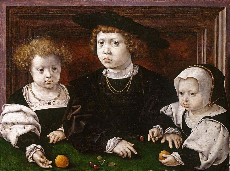 Jan Gossaert Mabuse The Three Children of Christian II of Denmark